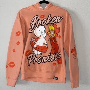 Casper the Friendly Ghost Broken Promises Hoodie Small
